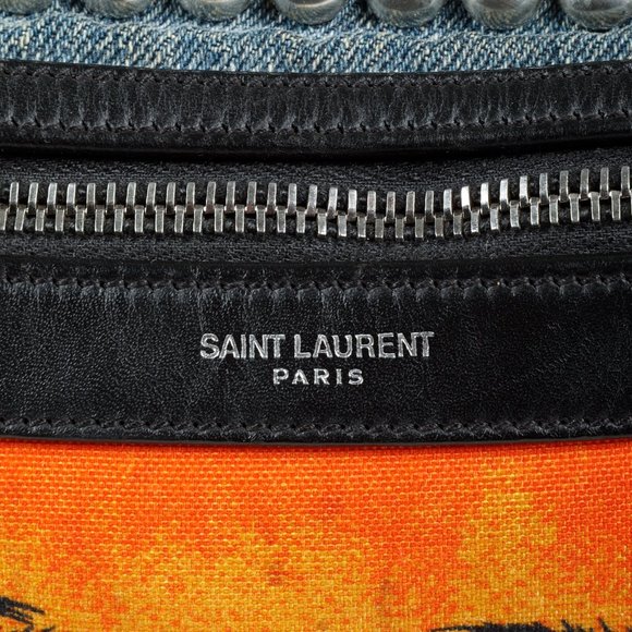 Saint Laurent - Sunset and Denim Black - City Backpack - Picture 7 of 16
